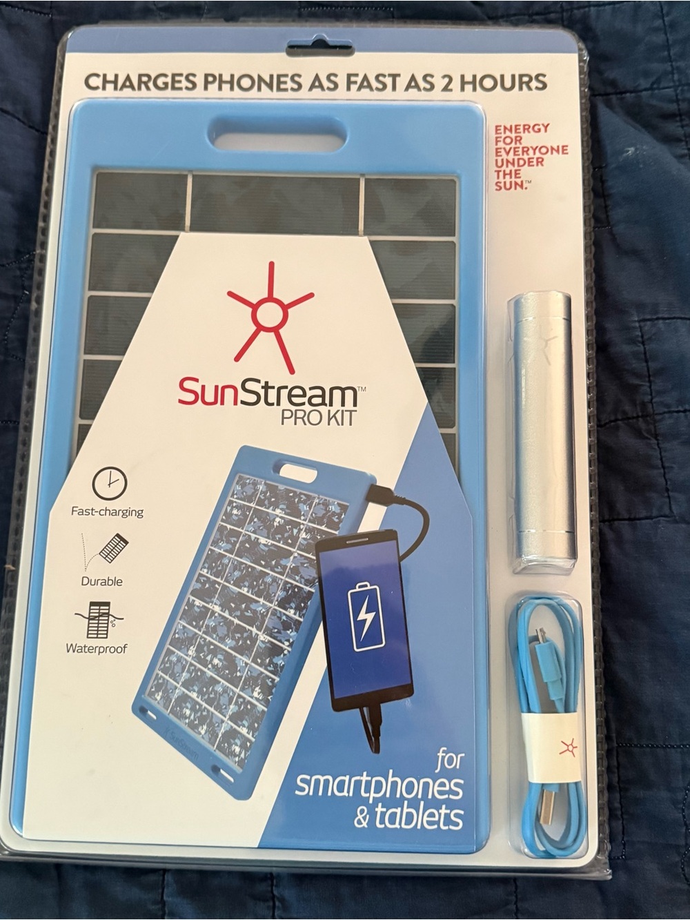 SunStream Pro Kit Solar Charging Kit New in Packaging